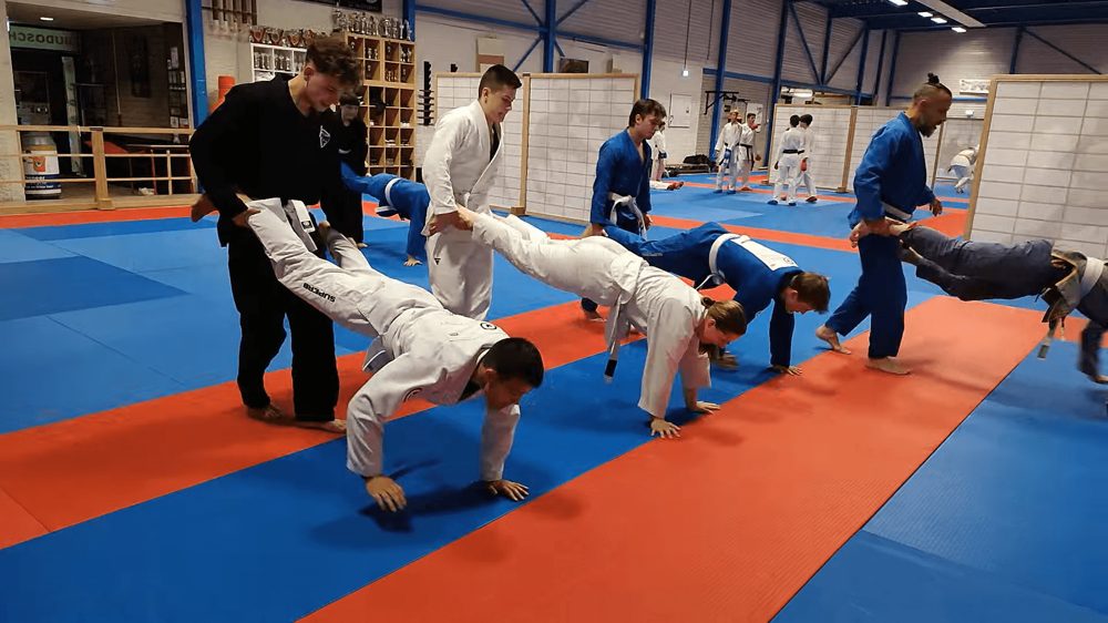 Warming-up tijdens de training